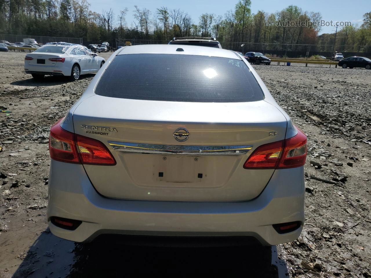 2019 Nissan Sentra S Silver vin: 3N1AB7AP9KY232272