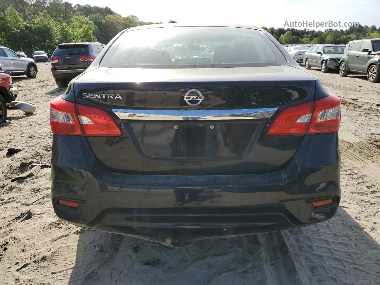 2019 Nissan Sentra S Black vin: 3N1AB7AP9KY242199