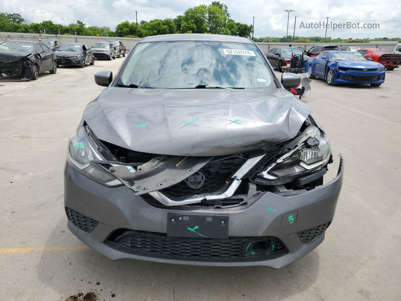 2019 Nissan Sentra S Gray vin: 3N1AB7AP9KY259603