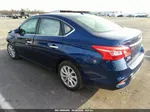 2019 Nissan Sentra Sv Blue vin: 3N1AB7AP9KY290186