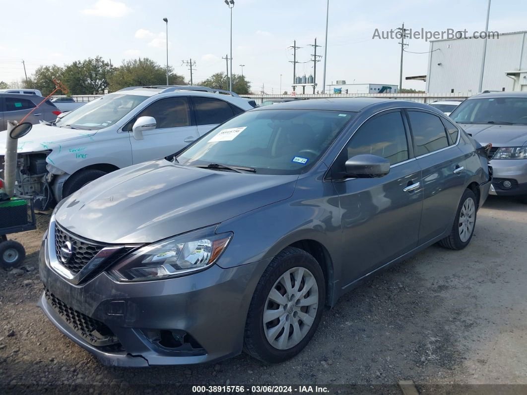 2019 Nissan Sentra S Gray vin: 3N1AB7AP9KY290897