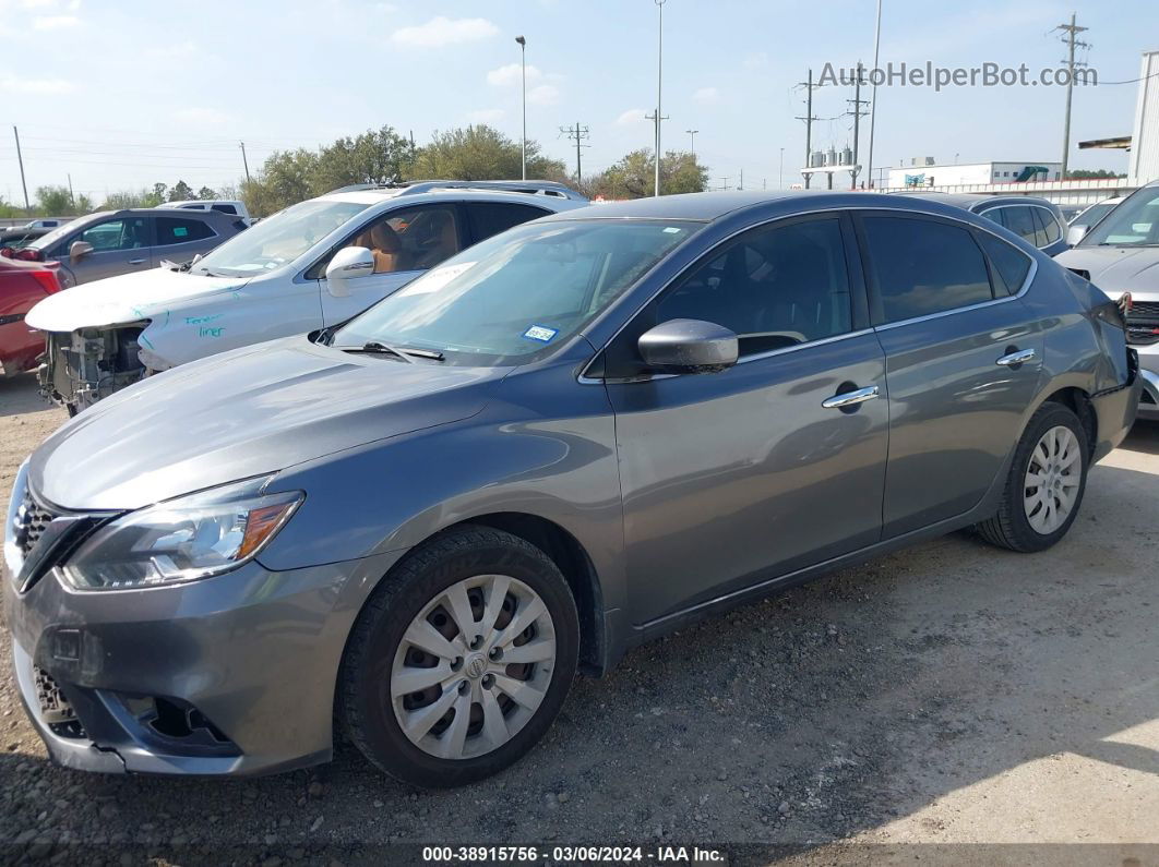 2019 Nissan Sentra S Gray vin: 3N1AB7AP9KY290897