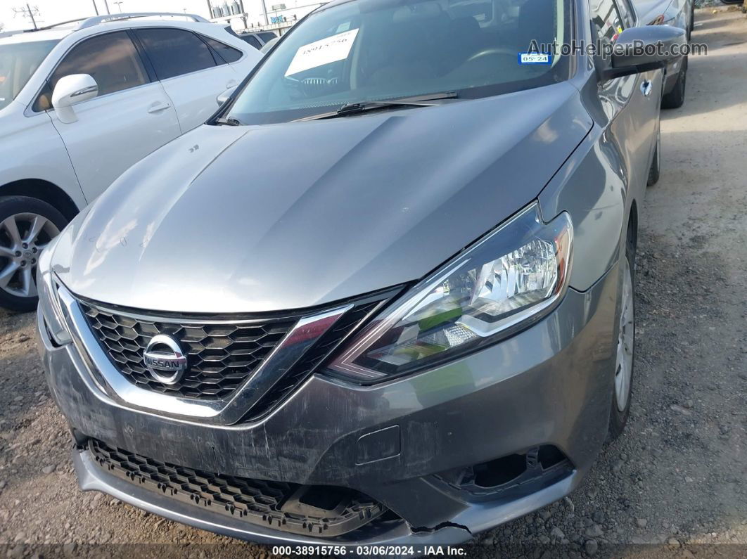 2019 Nissan Sentra S Gray vin: 3N1AB7AP9KY290897