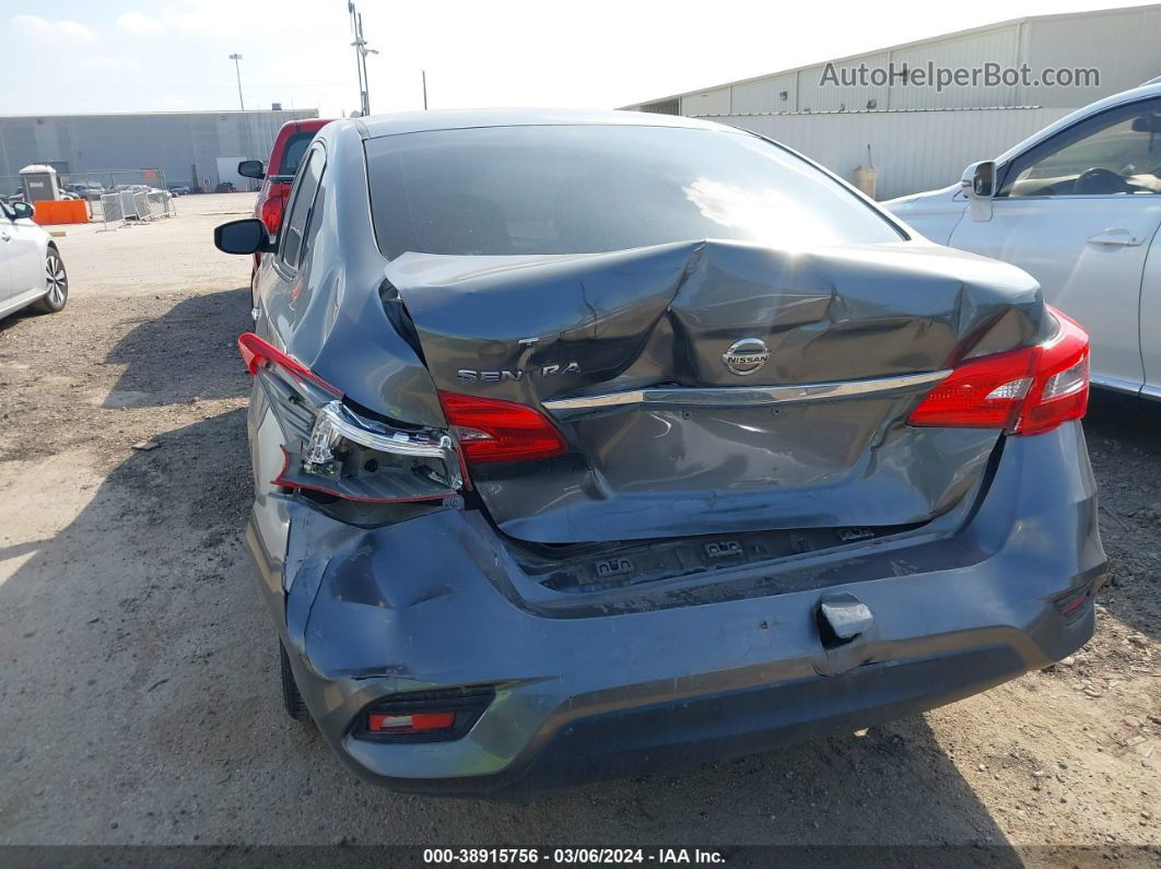 2019 Nissan Sentra S Gray vin: 3N1AB7AP9KY290897