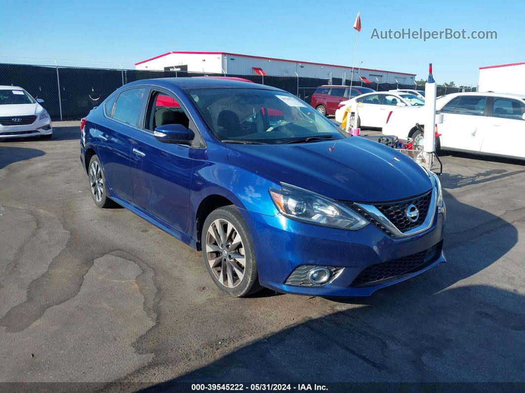 2019 Nissan Sentra Sr Dark Blue vin: 3N1AB7AP9KY296750