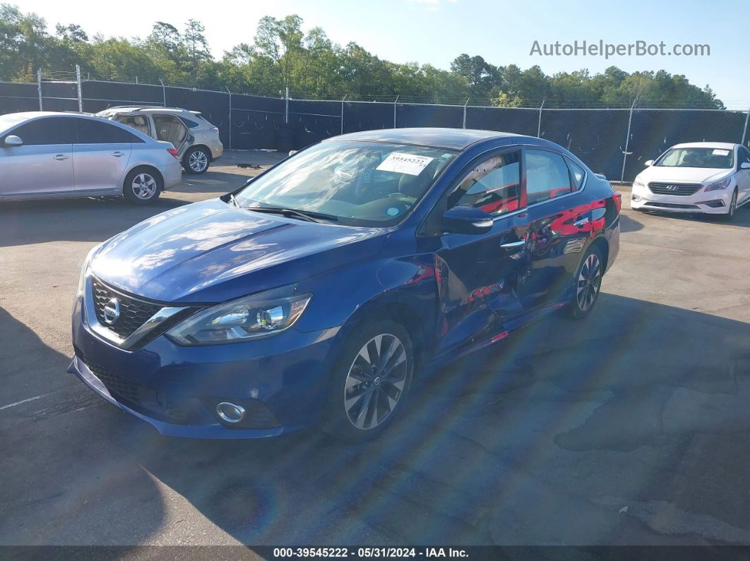 2019 Nissan Sentra Sr Dark Blue vin: 3N1AB7AP9KY296750