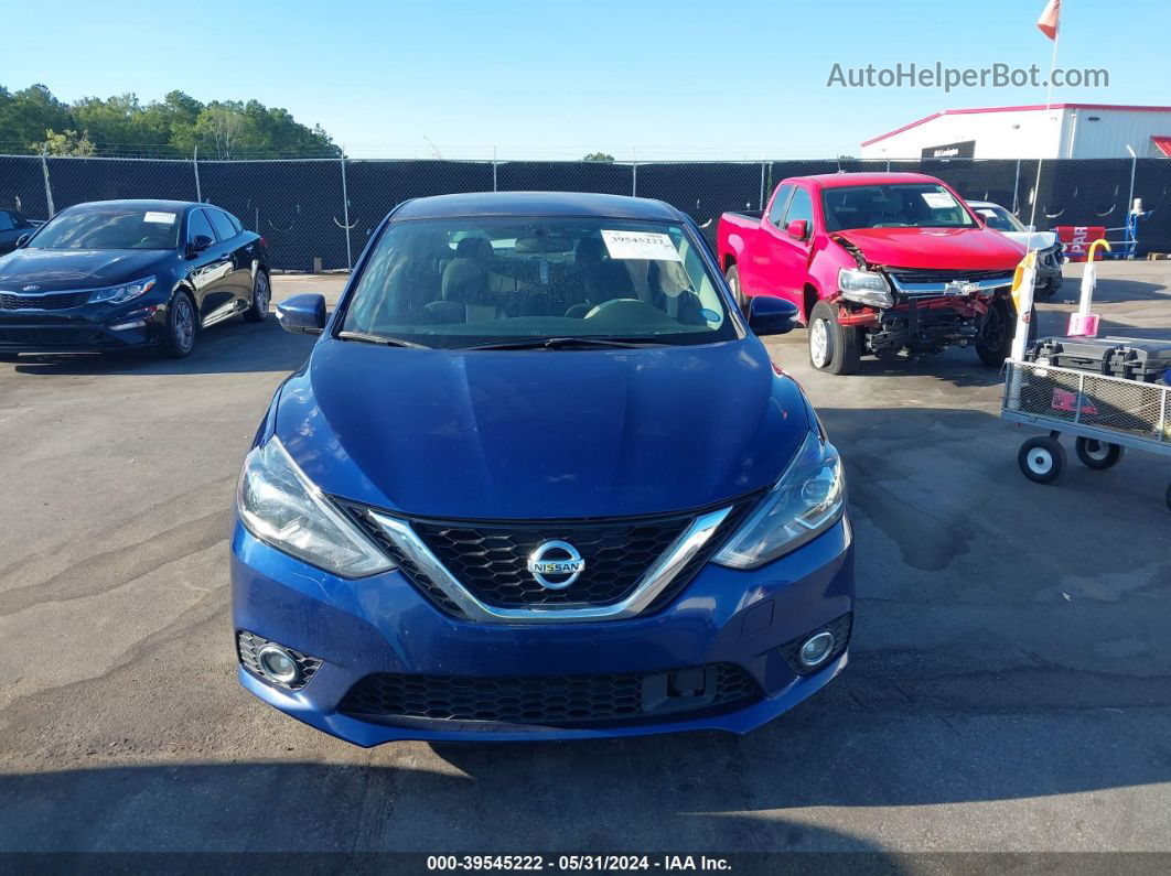 2019 Nissan Sentra Sr Dark Blue vin: 3N1AB7AP9KY296750