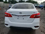 2019 Nissan Sentra S White vin: 3N1AB7AP9KY318696