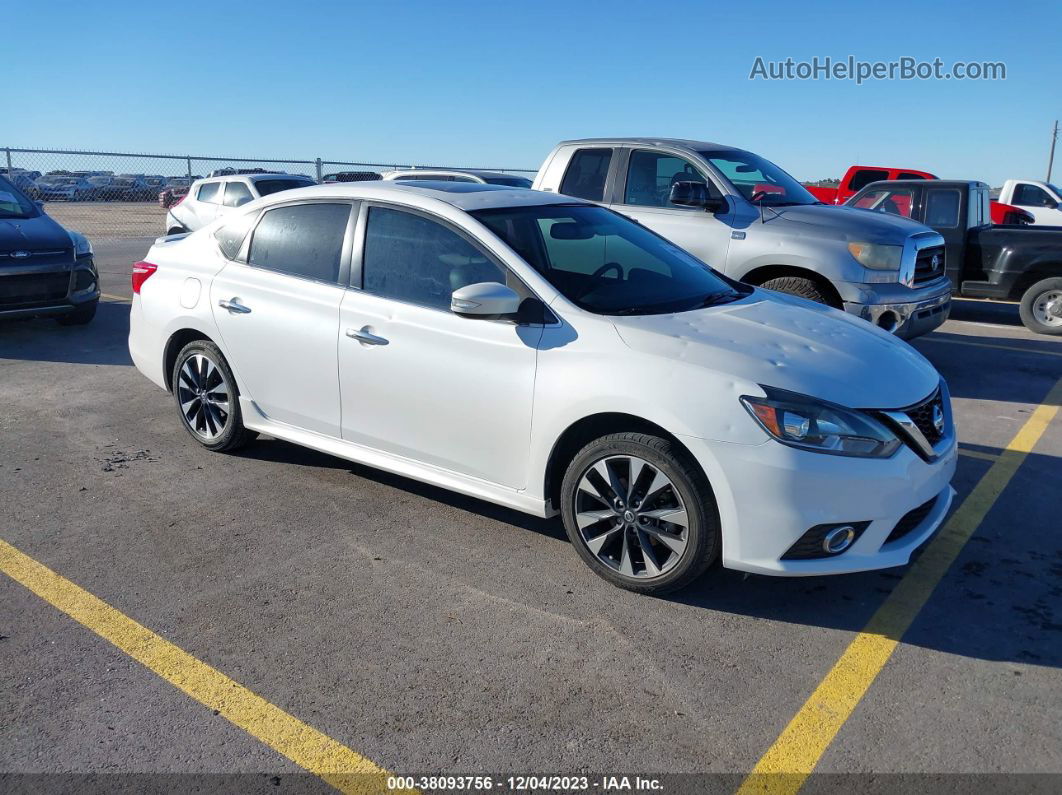 2019 Nissan Sentra Sr White vin: 3N1AB7AP9KY330704