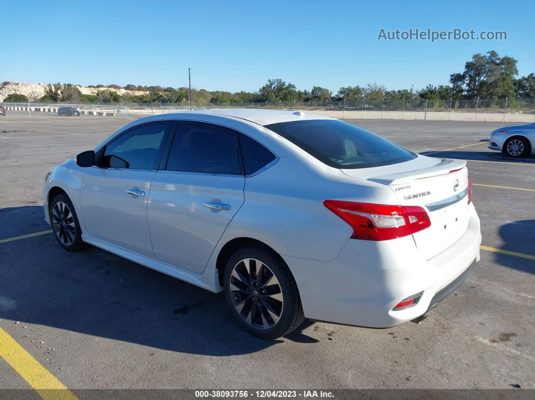 2019 Nissan Sentra Sr White vin: 3N1AB7AP9KY330704