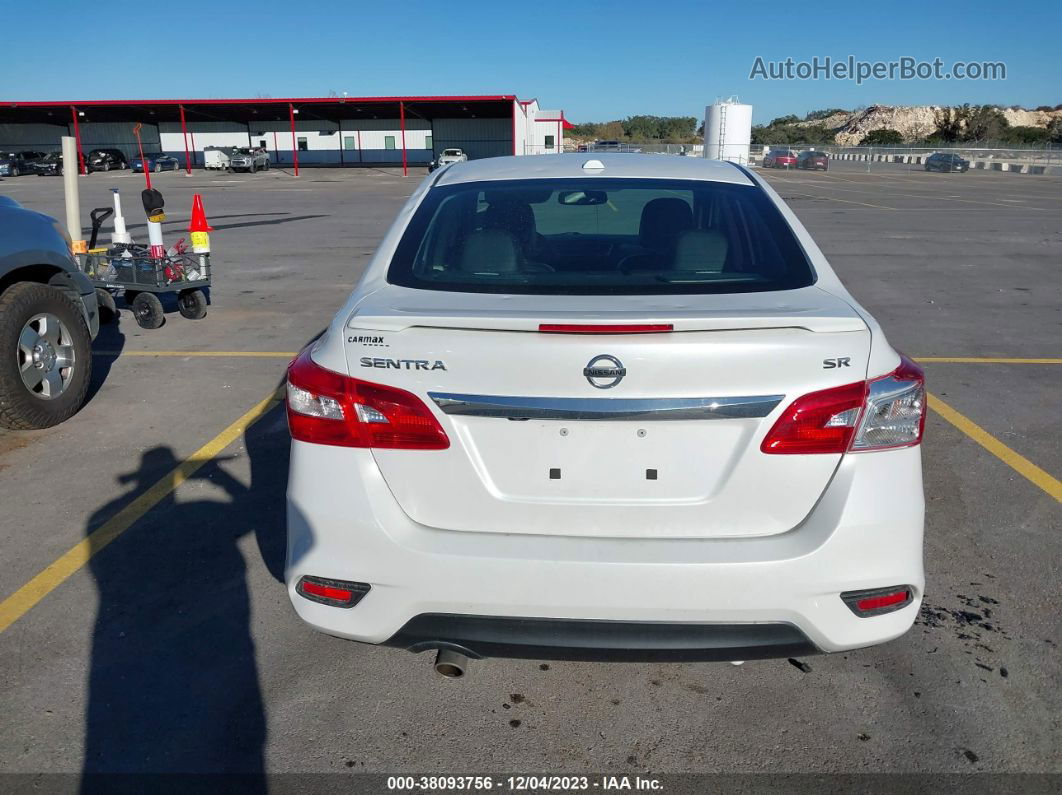 2019 Nissan Sentra Sr White vin: 3N1AB7AP9KY330704