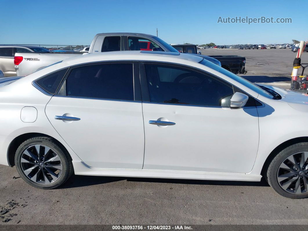 2019 Nissan Sentra Sr Белый vin: 3N1AB7AP9KY330704