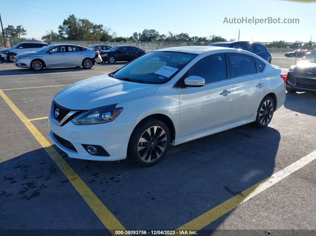 2019 Nissan Sentra Sr Белый vin: 3N1AB7AP9KY330704