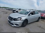 2019 Nissan Sentra S Серебряный vin: 3N1AB7AP9KY345011