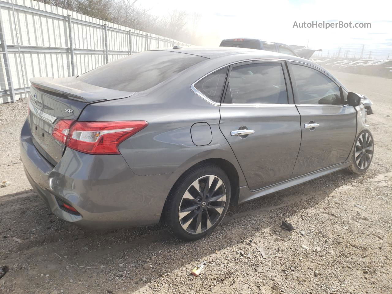 2019 Nissan Sentra S Gray vin: 3N1AB7AP9KY347454