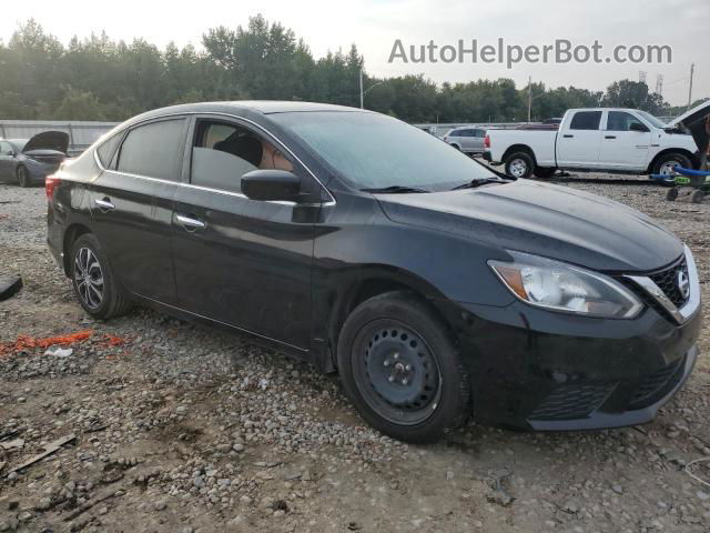 2019 Nissan Sentra S Black vin: 3N1AB7AP9KY381152