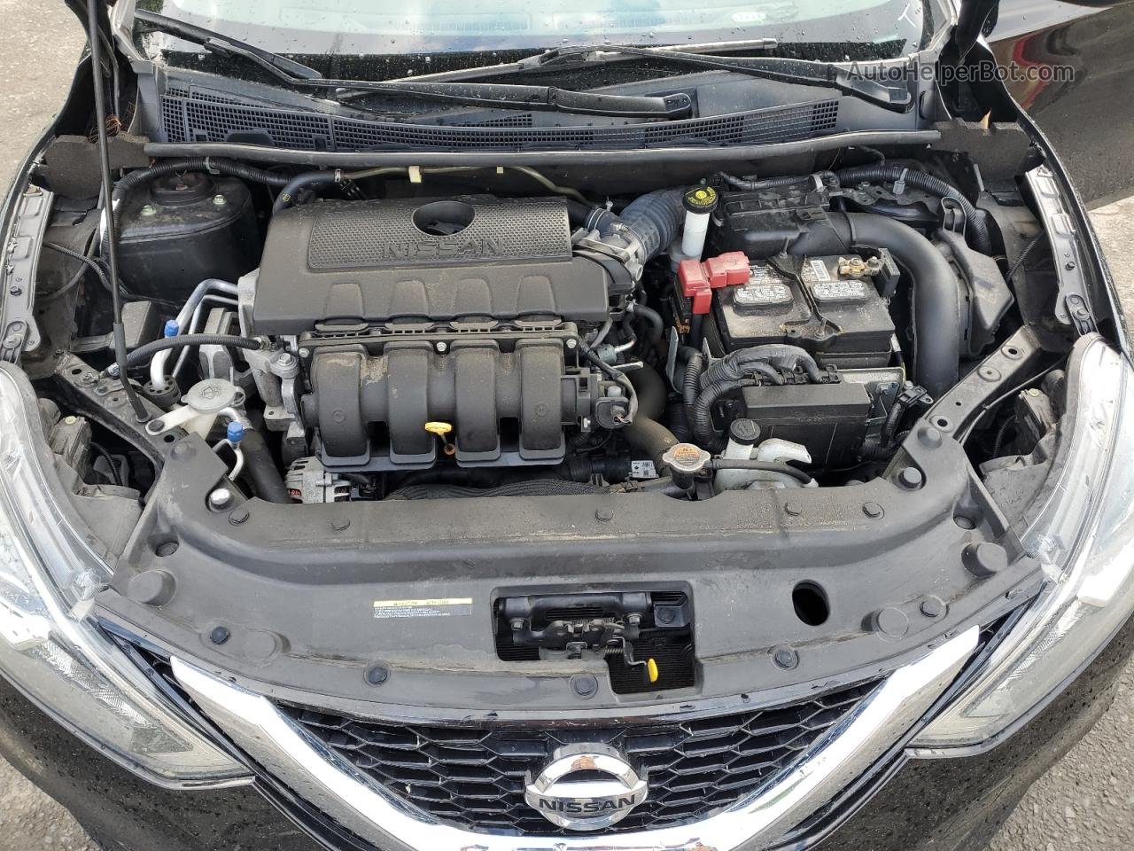 2019 Nissan Sentra S Черный vin: 3N1AB7AP9KY397660