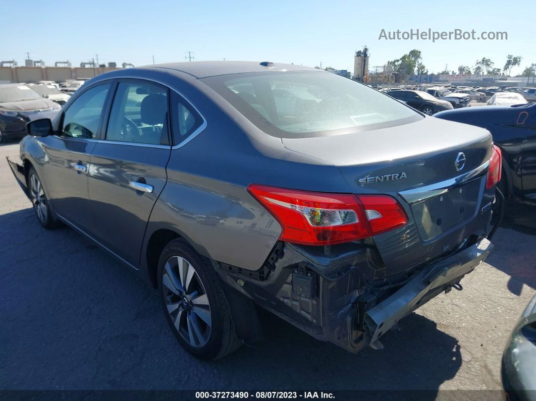 2019 Nissan Sentra Sv Gray vin: 3N1AB7AP9KY407491