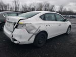 2019 Nissan Sentra S White vin: 3N1AB7AP9KY417258