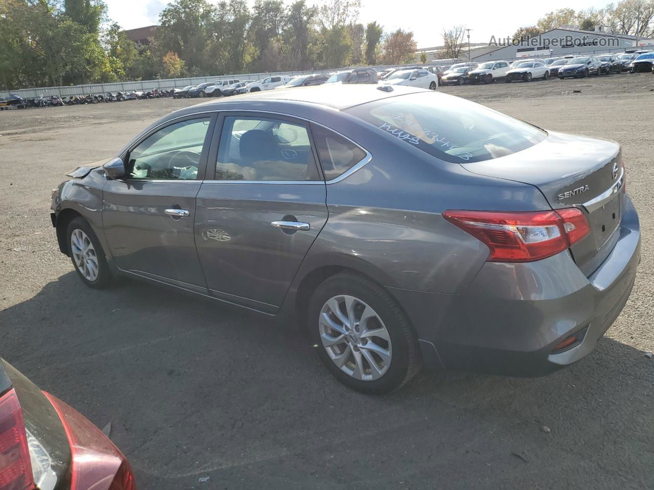 2019 Nissan Sentra S Gray vin: 3N1AB7AP9KY419091