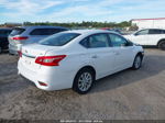 2019 Nissan Sentra Sv White vin: 3N1AB7AP9KY427823