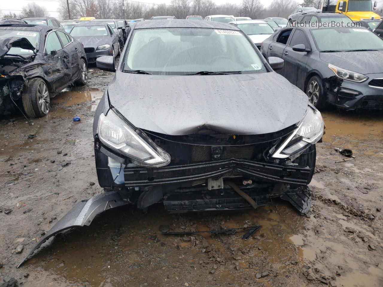 2019 Nissan Sentra S Gray vin: 3N1AB7AP9KY429748