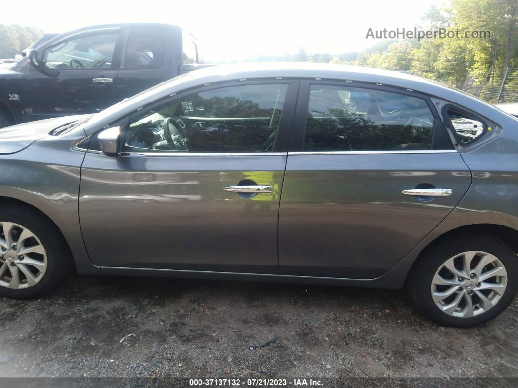 2019 Nissan Sentra Sv Blue vin: 3N1AB7AP9KY431516