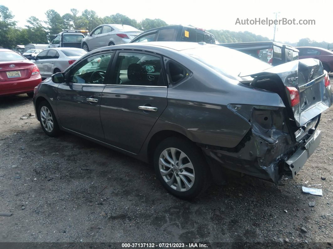 2019 Nissan Sentra Sv Blue vin: 3N1AB7AP9KY431516