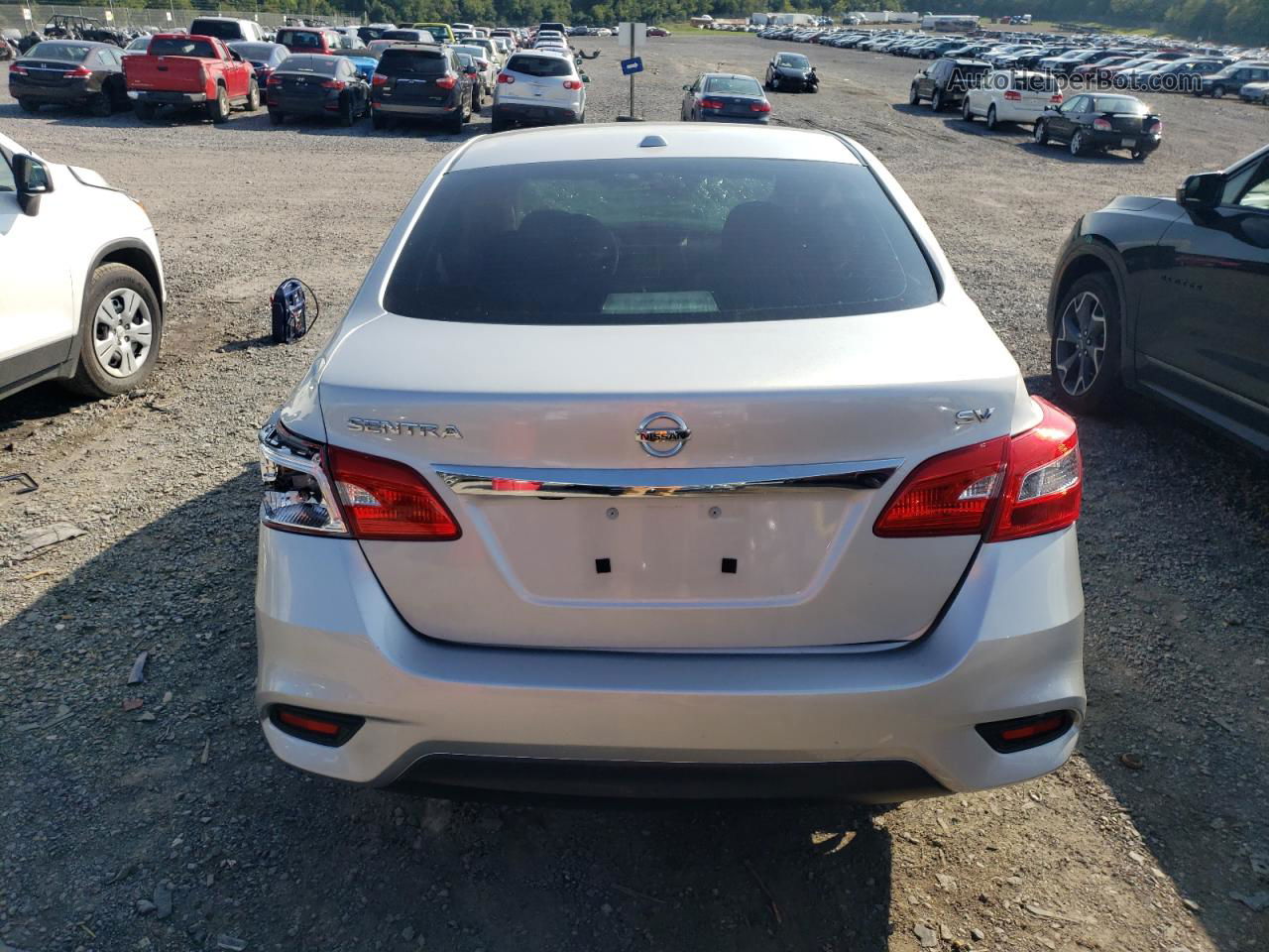 2019 Nissan Sentra S Silver vin: 3N1AB7AP9KY432519