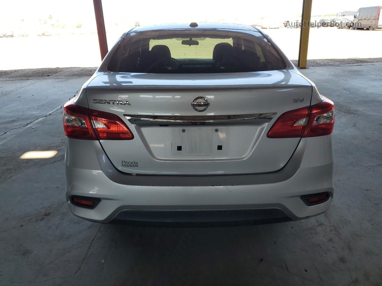 2019 Nissan Sentra S Silver vin: 3N1AB7AP9KY438160