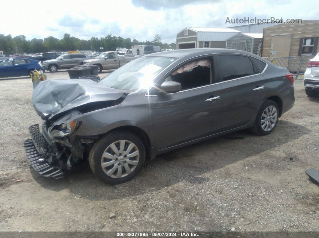 2019 Nissan Sentra S Gray vin: 3N1AB7AP9KY447568