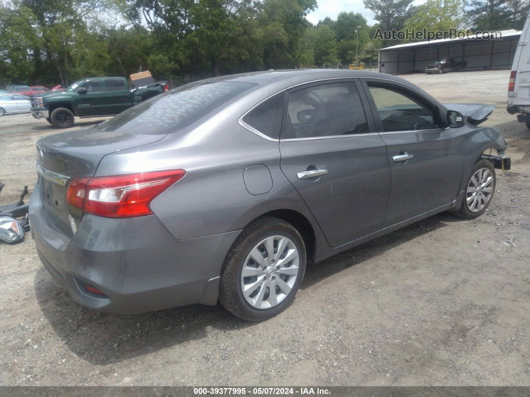 2019 Nissan Sentra S Gray vin: 3N1AB7AP9KY447568