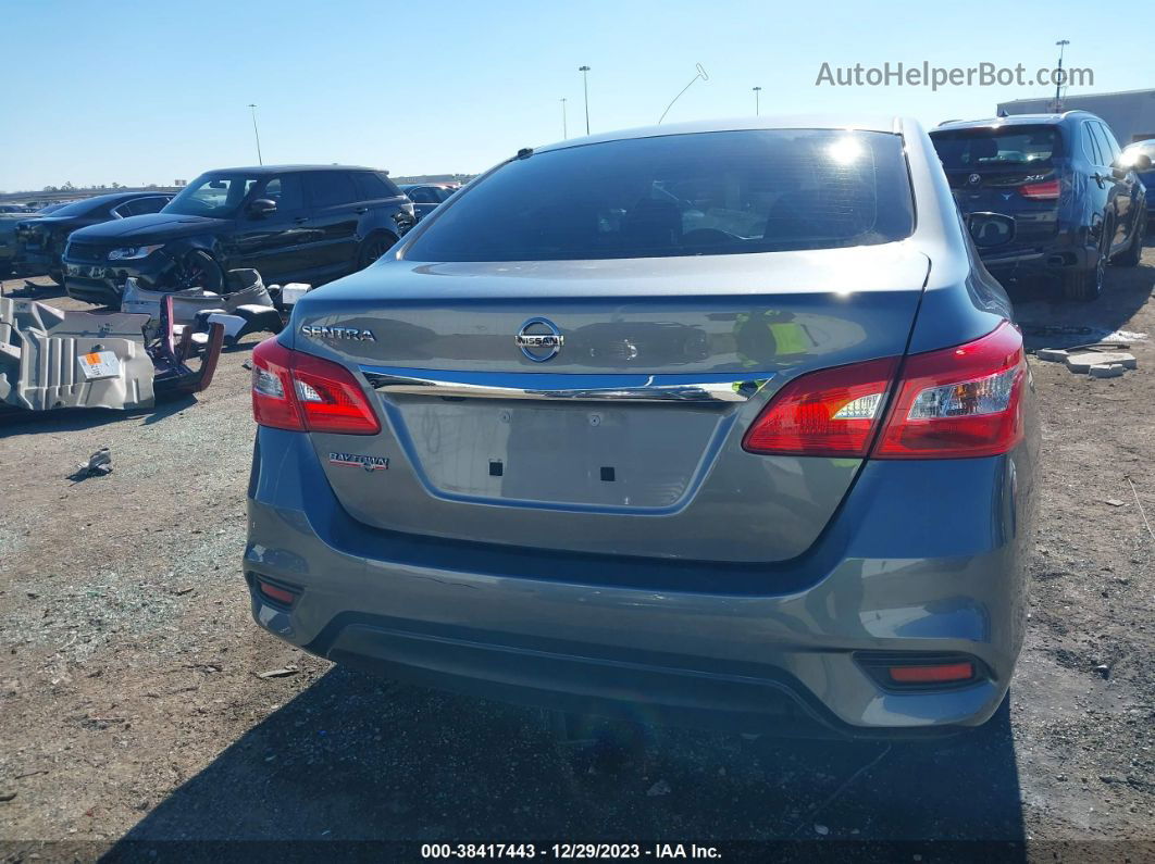 2019 Nissan Sentra S Gray vin: 3N1AB7AP9KY449868