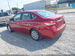 2014 Nissan Sentra Sv Red vin: 3N1AB7APXEL611699