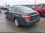 2014 Nissan Sentra Sv Серый vin: 3N1AB7APXEL668307