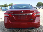 2014 Nissan Sentra S Red vin: 3N1AB7APXEL676407