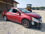 2014 Nissan Sentra S Красный vin: 3N1AB7APXEL676407