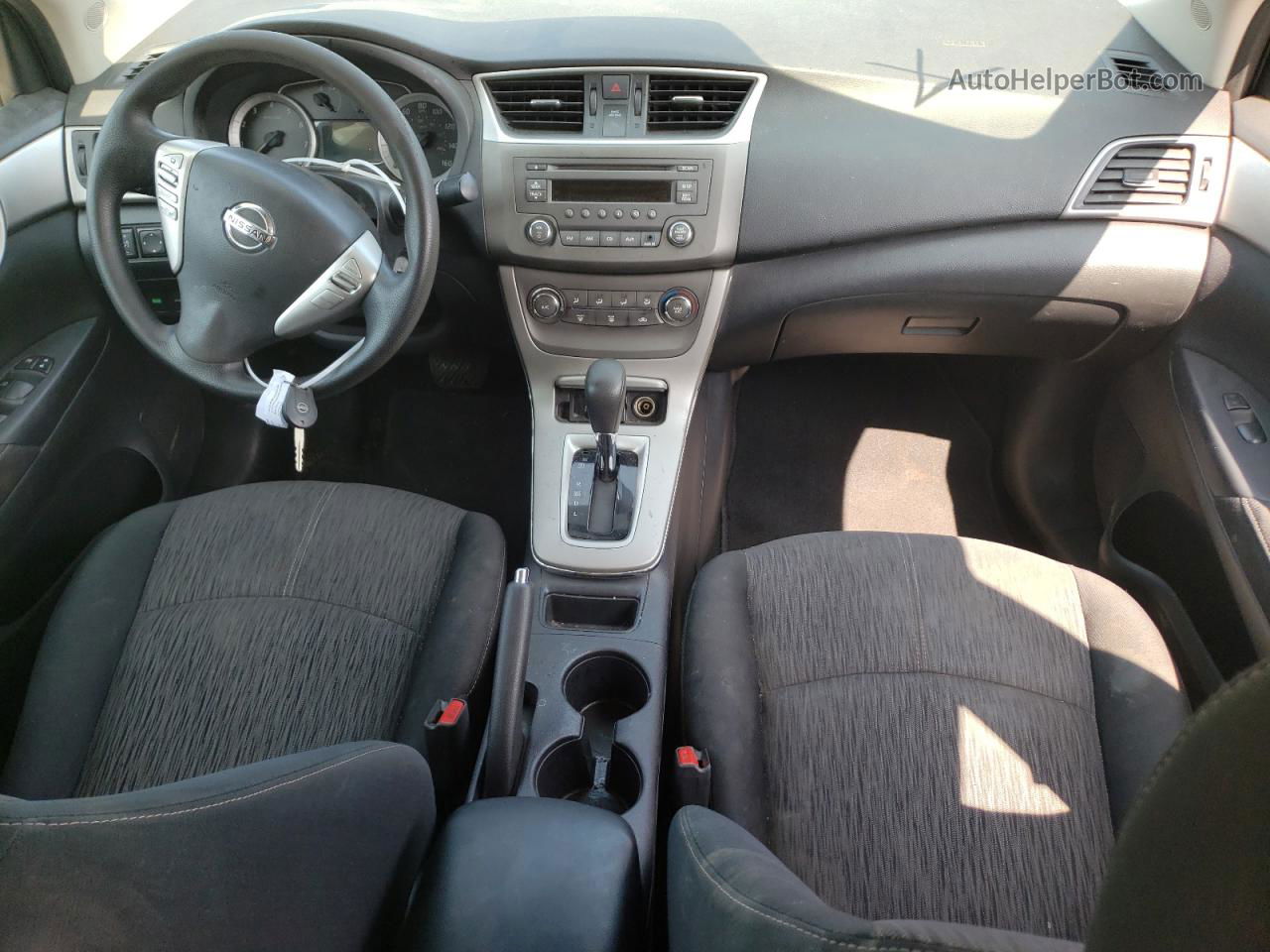 2014 Nissan Sentra S Красный vin: 3N1AB7APXEL676407