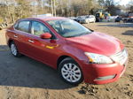 2014 Nissan Sentra S Red vin: 3N1AB7APXEL685088