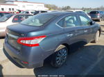 2014 Nissan Sentra Sv Blue vin: 3N1AB7APXEY214660