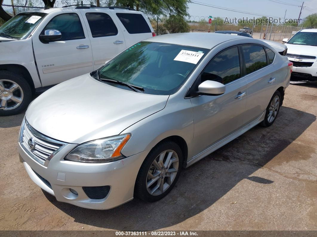 2014 Nissan Sentra Sr Серый vin: 3N1AB7APXEY224119