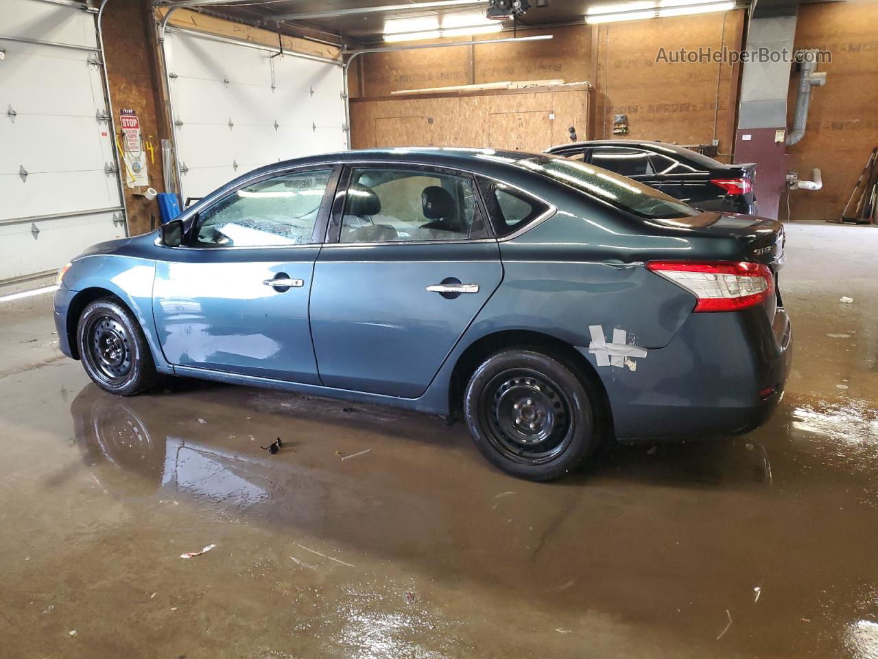 2014 Nissan Sentra S Синий vin: 3N1AB7APXEY224329