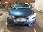 2014 Nissan Sentra S Синий vin: 3N1AB7APXEY224329