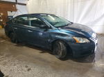 2014 Nissan Sentra S Blue vin: 3N1AB7APXEY224329