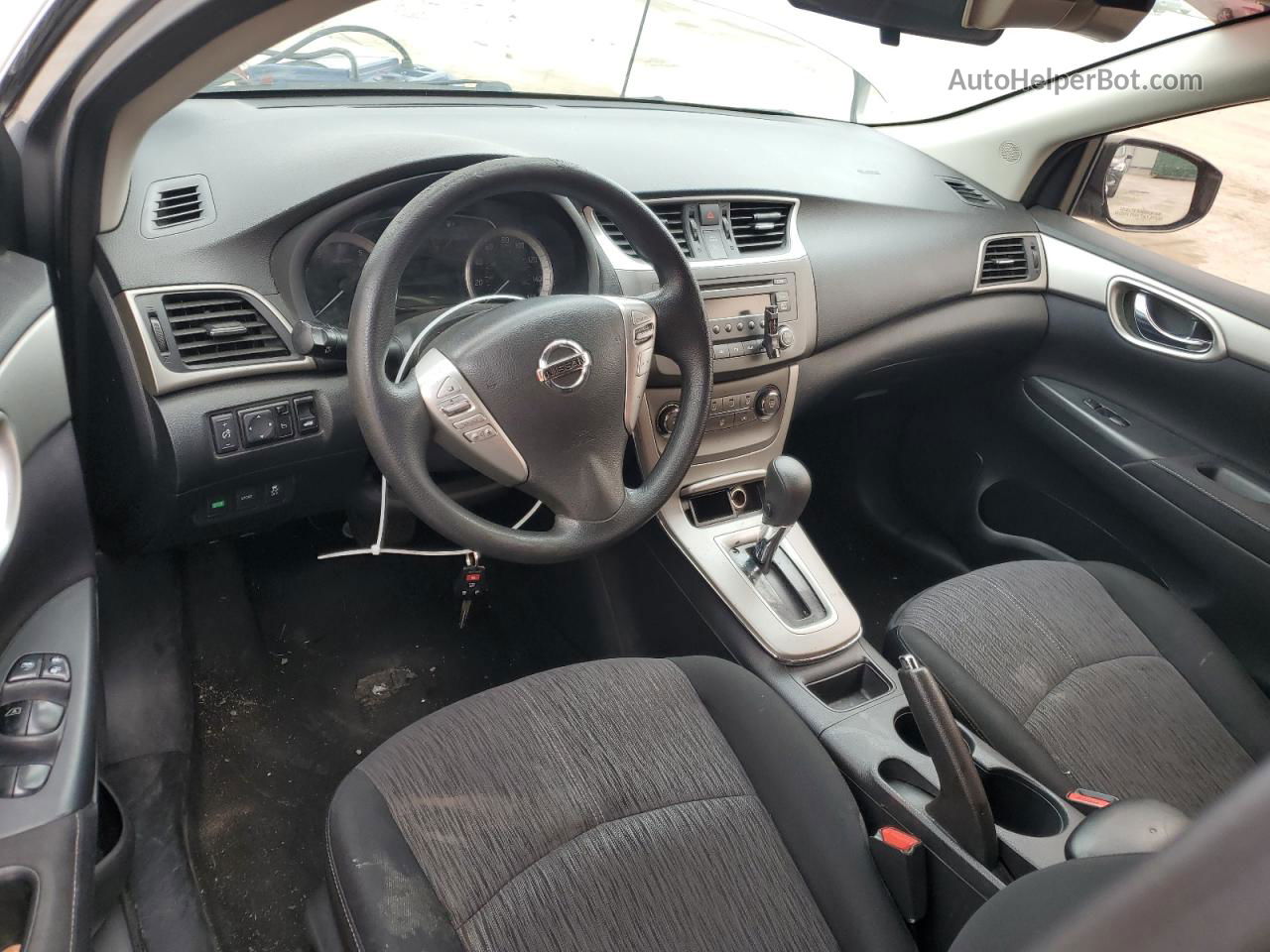 2014 Nissan Sentra S Gray vin: 3N1AB7APXEY241275