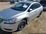 2014 Nissan Sentra S Silver vin: 3N1AB7APXEY264720