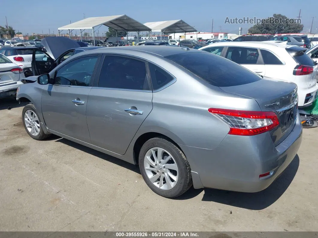 2014 Nissan Sentra Sv Серый vin: 3N1AB7APXEY301359