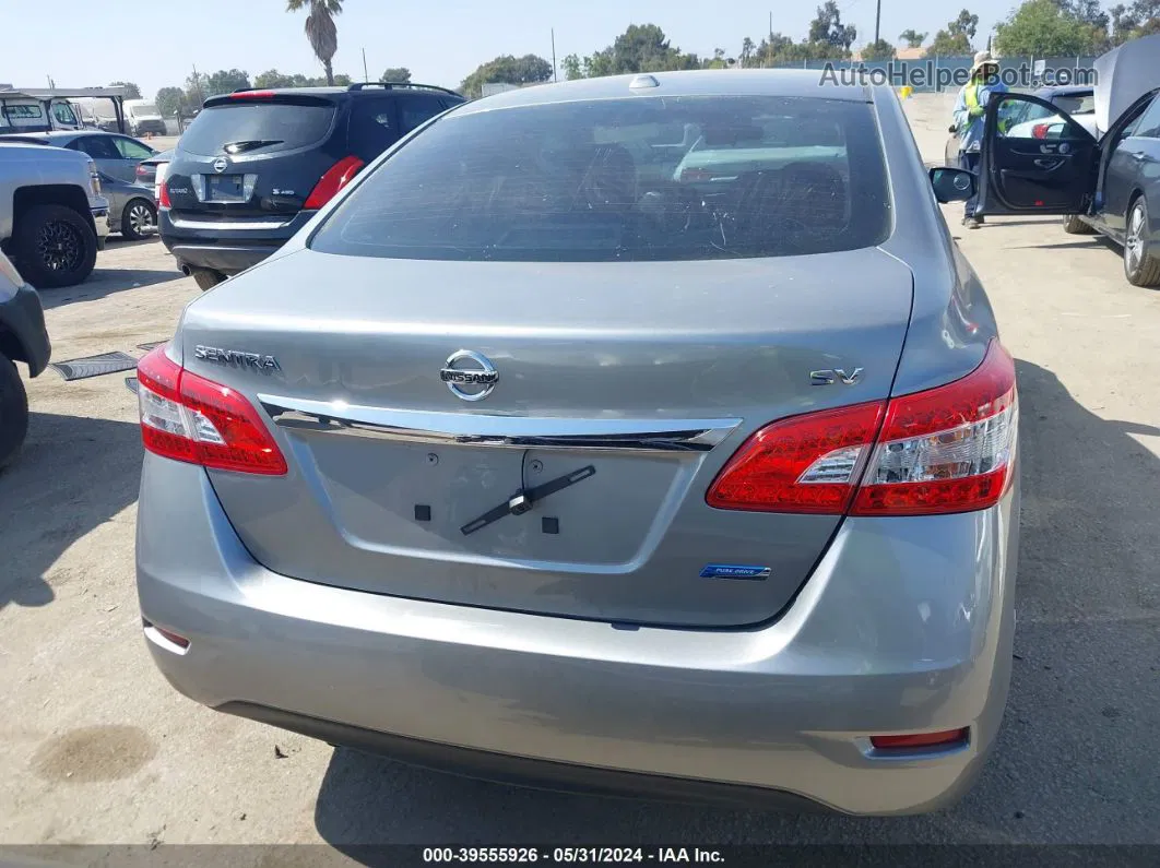 2014 Nissan Sentra Sv Gray vin: 3N1AB7APXEY301359