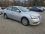 2014 Nissan Sentra S Silver vin: 3N1AB7APXEY332675