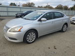 2014 Nissan Sentra S Silver vin: 3N1AB7APXEY332675